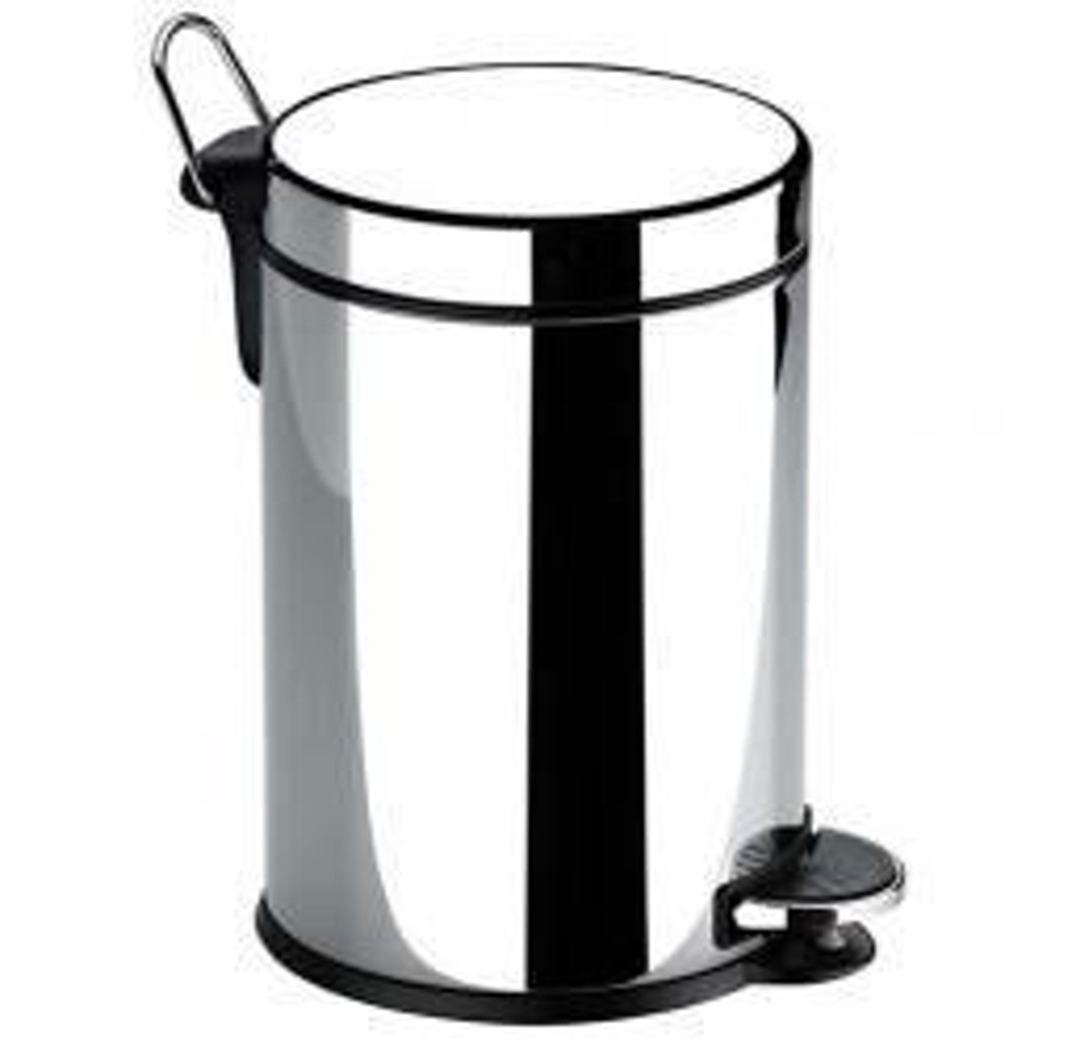 Lixeira Acqua Importada Com Pedal Inox 5L