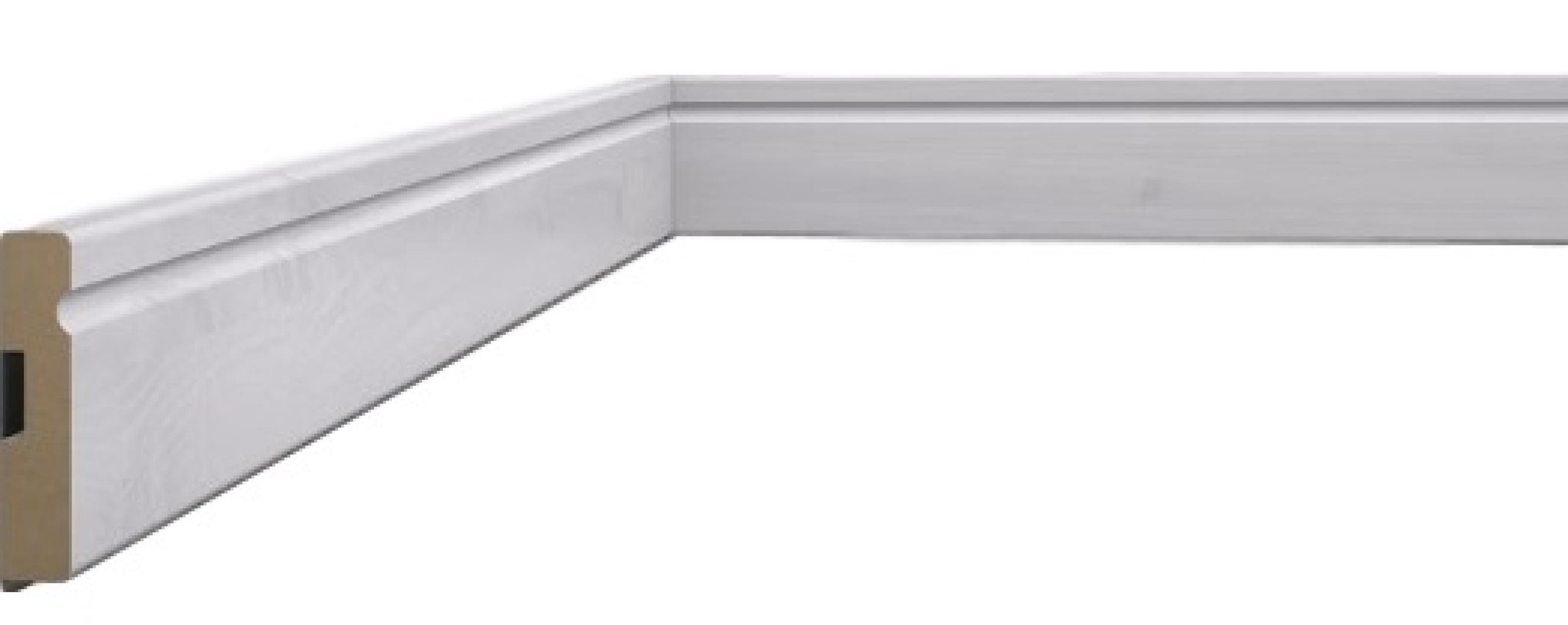 Rodapé Para Piso Laminado de MDF Eucafloor Estilo Cor 2 240x7x1,5cm