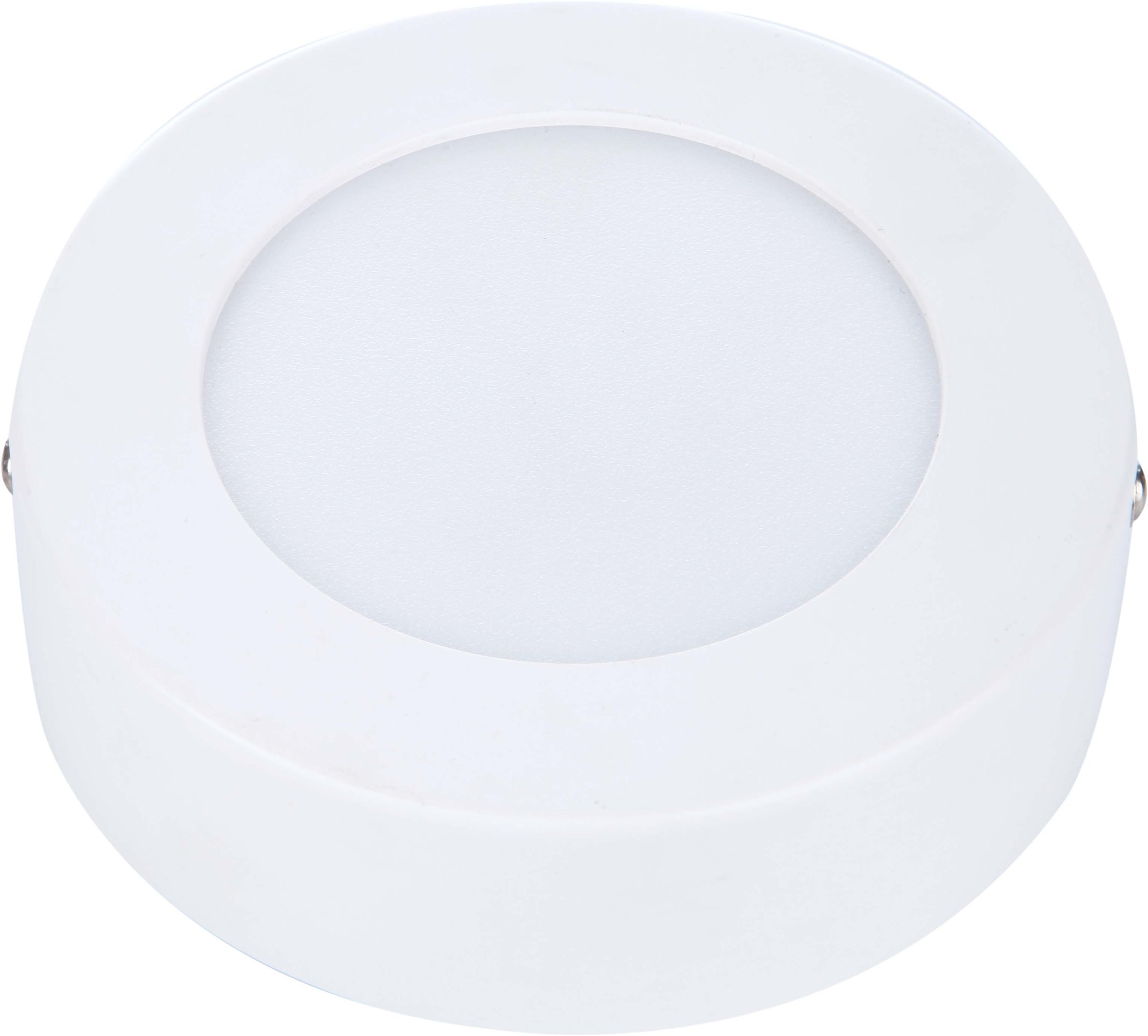 Painel LED de Sobrepor Redondo 6W 4000K Alumínio e Policarbonato Avant 767380876 Branco Bivolt