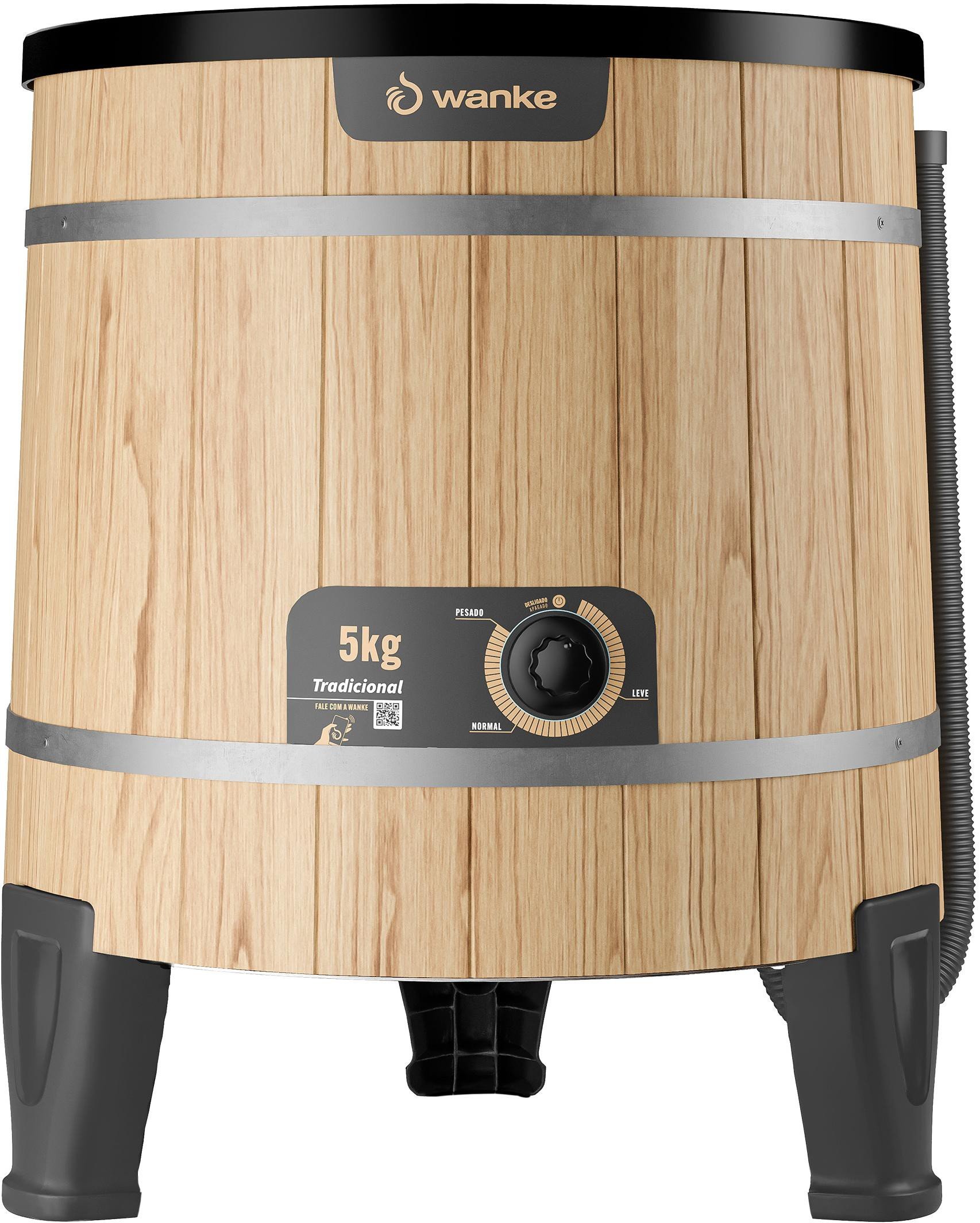 Máquina de Lavar Roupas Wanke Tradicional 5.0 Clara III 5Kg 220V