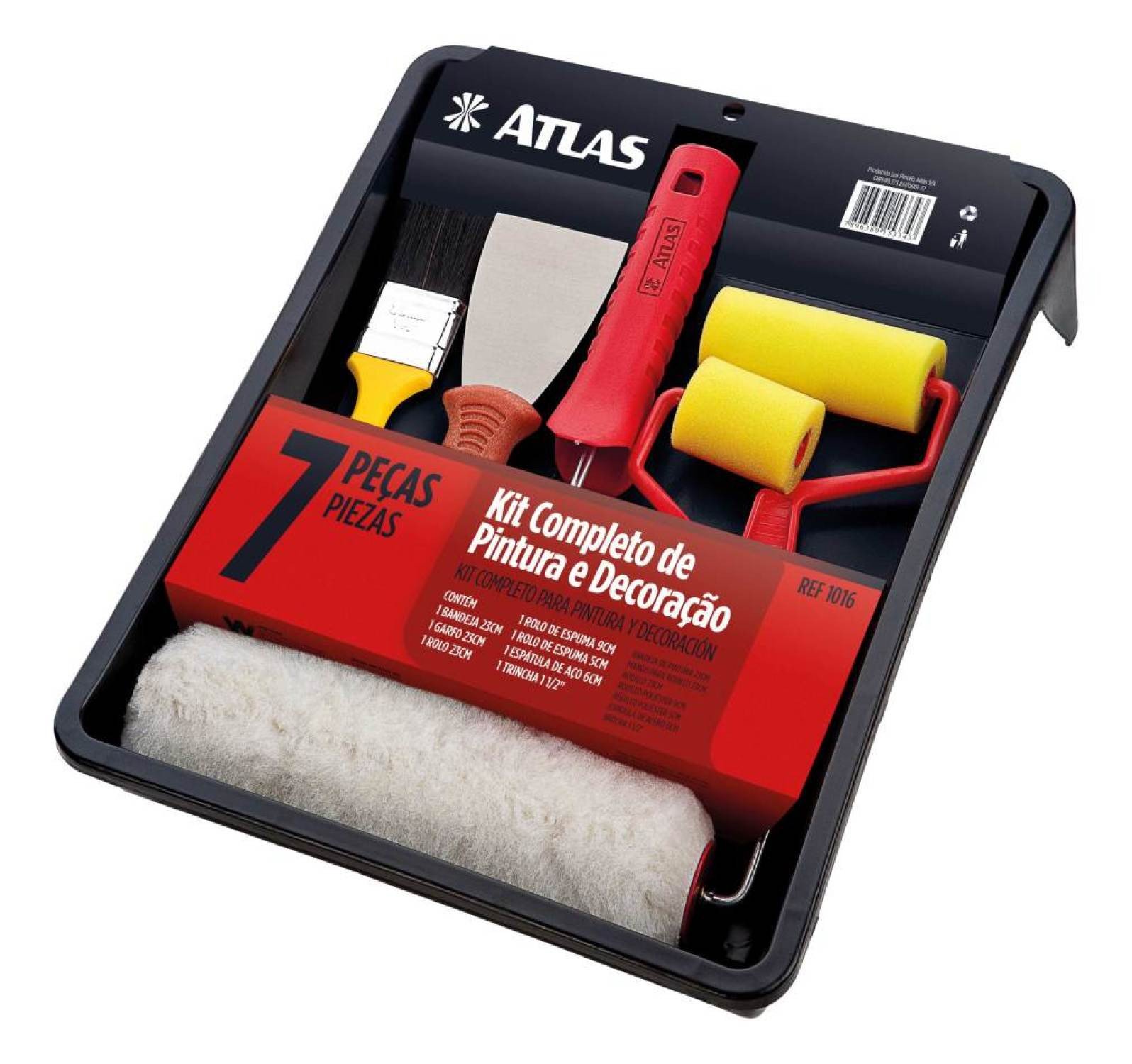 Kit Para Pintura Atlas 7 Peças