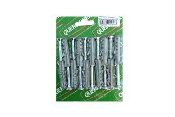 Parafuso Auto Atarraxante 4,8x50mm com Bucha 8mm com 10 Unidades