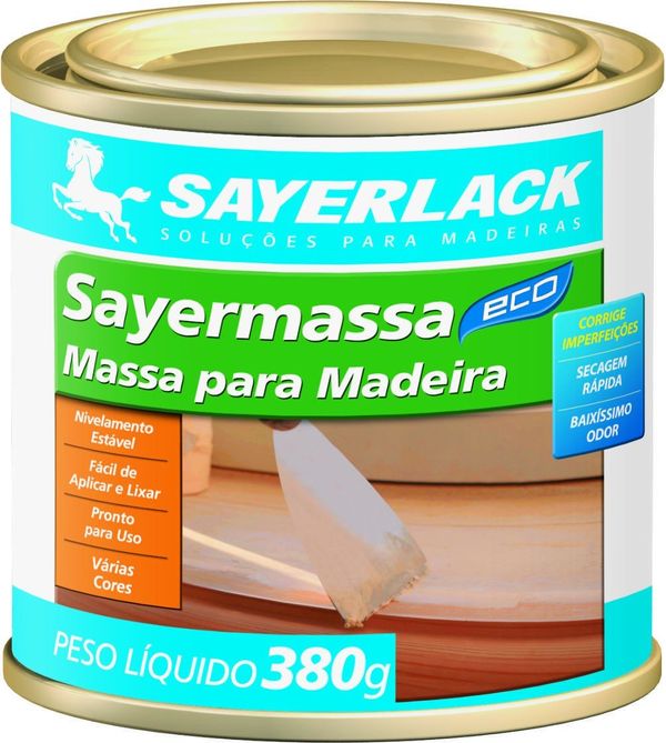 Massa Para Madeira Sayermassa Sayerlack Cerejeira 380g