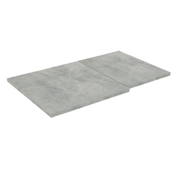 Tampo para Balcão de Canto de 64 x 102 cm para Cozinhas Madesa Glamy, Lux e Stella Mood Cor:Mood