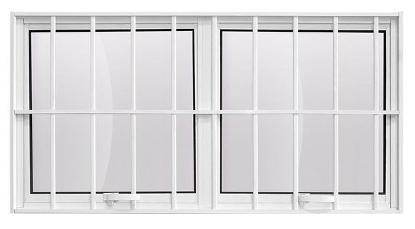 Maxim ar 2 seções em alumínio com Grade Premium Branco - 60x150
