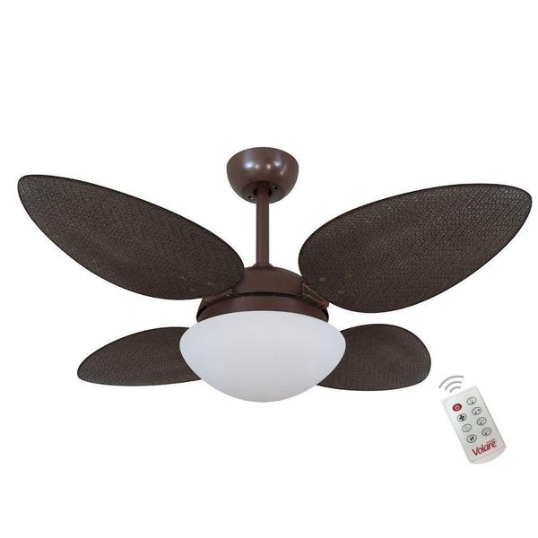 Ventilador Premium Tabaco 220V E Controle Remoto