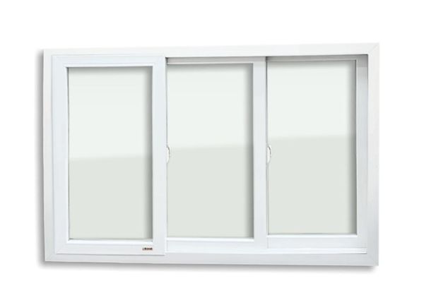 Janela PVC 3 Folhas Móveis Redução Acústica - 120x150