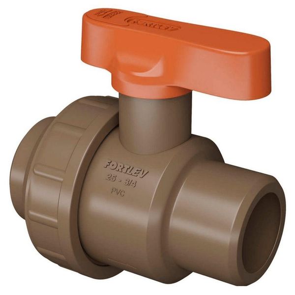 Registro Esfera Com União Soldavel 50mm Fortlev