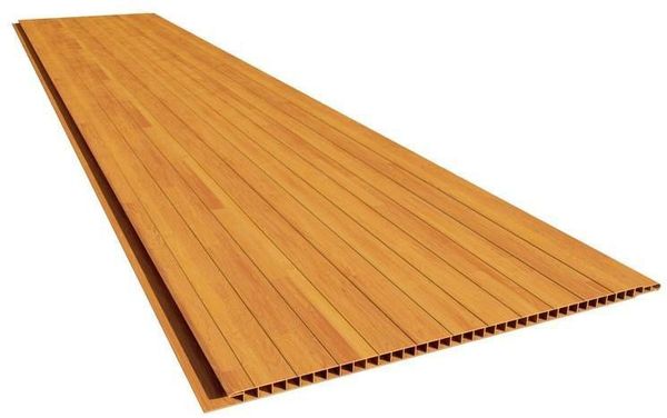 Forro PVC Real Compact Rajado Cerejeira 5mm 20cm 6m