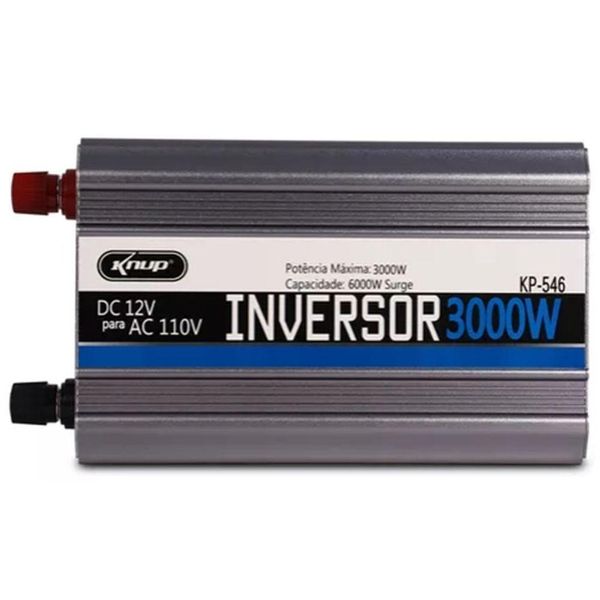 Conversor De Energia 12v Para 100v 3000w De Alta Eficiencia