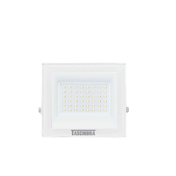 Refletor Tr Led 50w Slim Branco - Taschibra 6500k (branca)