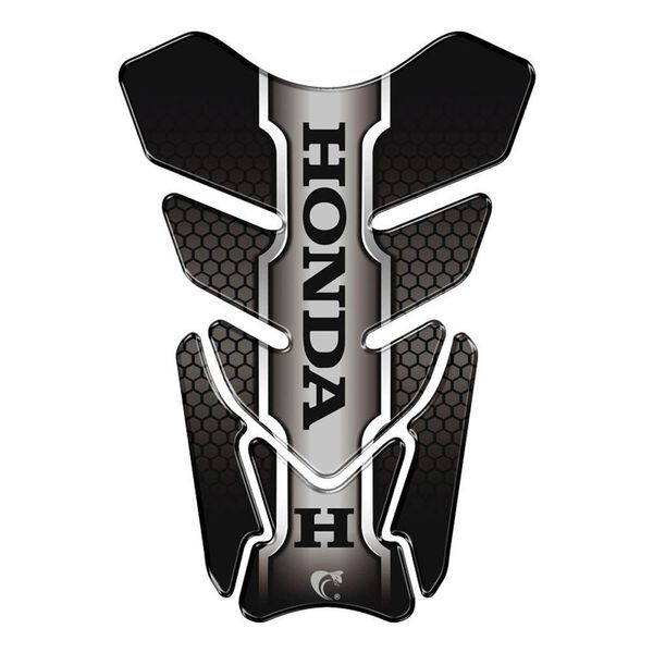 Adesivo Resinado Protetor De Tanque Moto Honda Preto Cor Preto