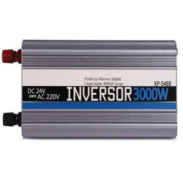 Conversor Inversor 24v Para 220v Veicular 3000w De Caminhão