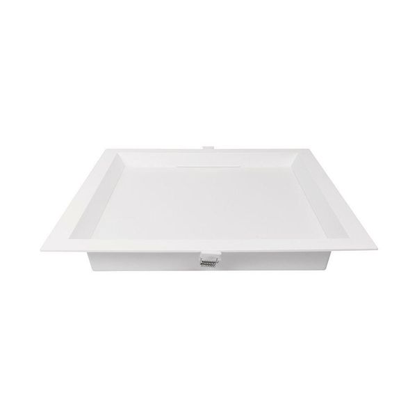 Painel De Led Nordecor Quadrado Kais De Embutir Recuado 24w Bivolt Branco 6500k Luz Branca 4196