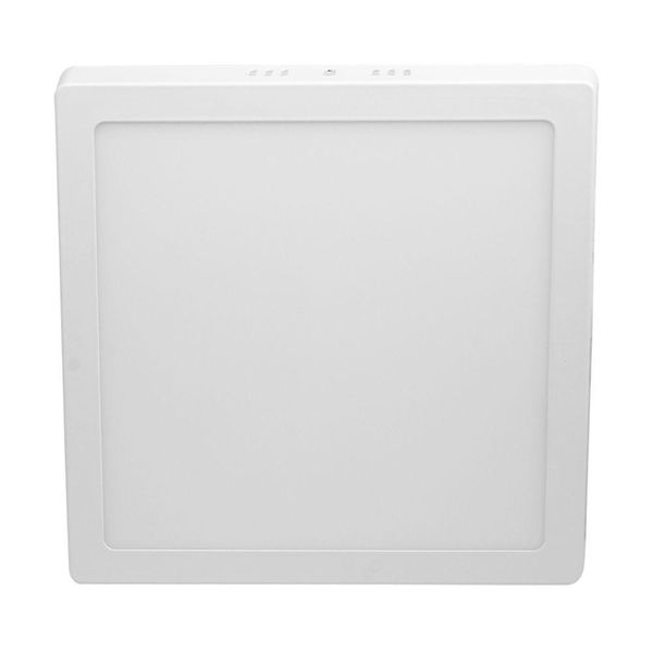 Painel De Led Quadrado Sobrepor 12w Bivolt Blumenau 3000k Luz Quente