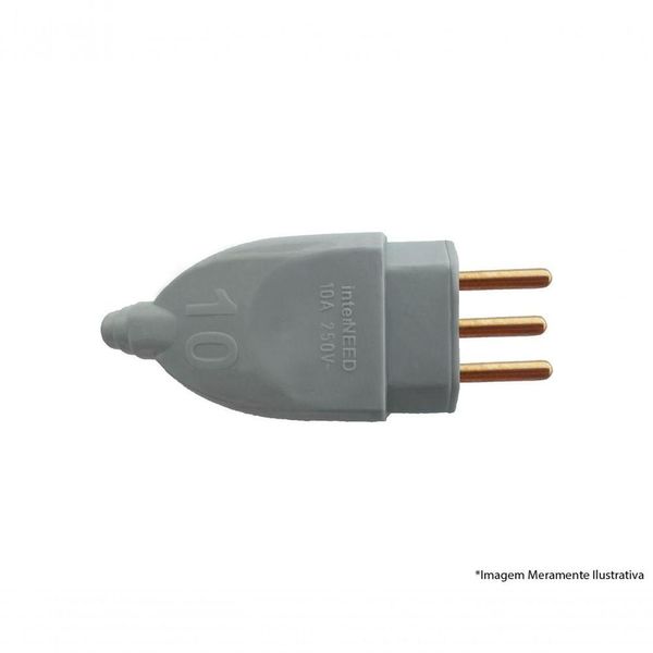 Plug Chato Macho Prensa Cabo Cz Tita 2P+T 10A 061755