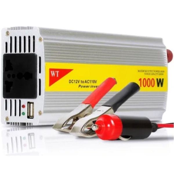 Conversor Inversor 1000w De Energia 12v P/ 110 Transformado