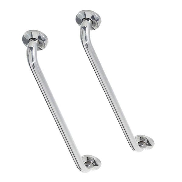 Alça Apoio 40cm Kit 2 Uni Inox Banheiro