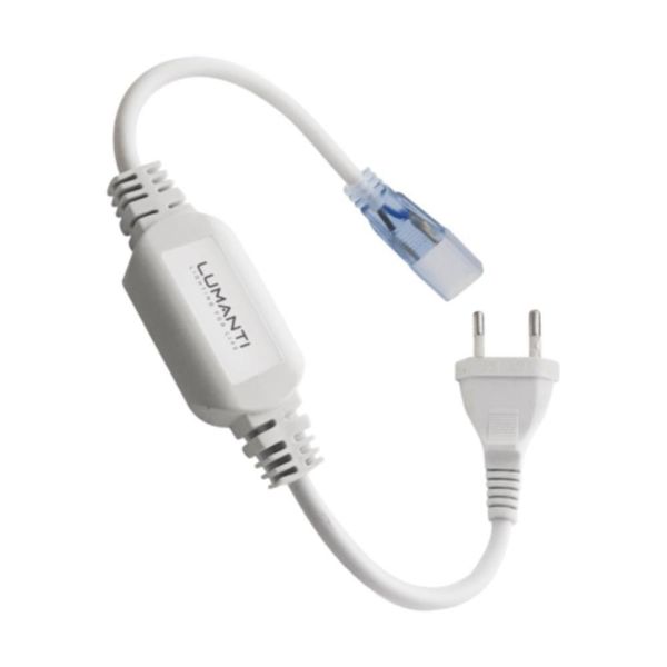 Cabo De Força Para Fita Led Achatada 2 Fios 16mm - Lumanti Bivolt