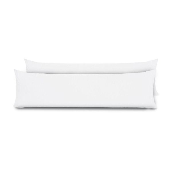 Fronhas Para Travesseiro De Corpo Slim 1,50m X 50cm 2 Unidades - Branco