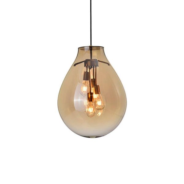 Lustre Pendente Skylight Tommy 3039 G E27 Bivolt Bronze-conhaque