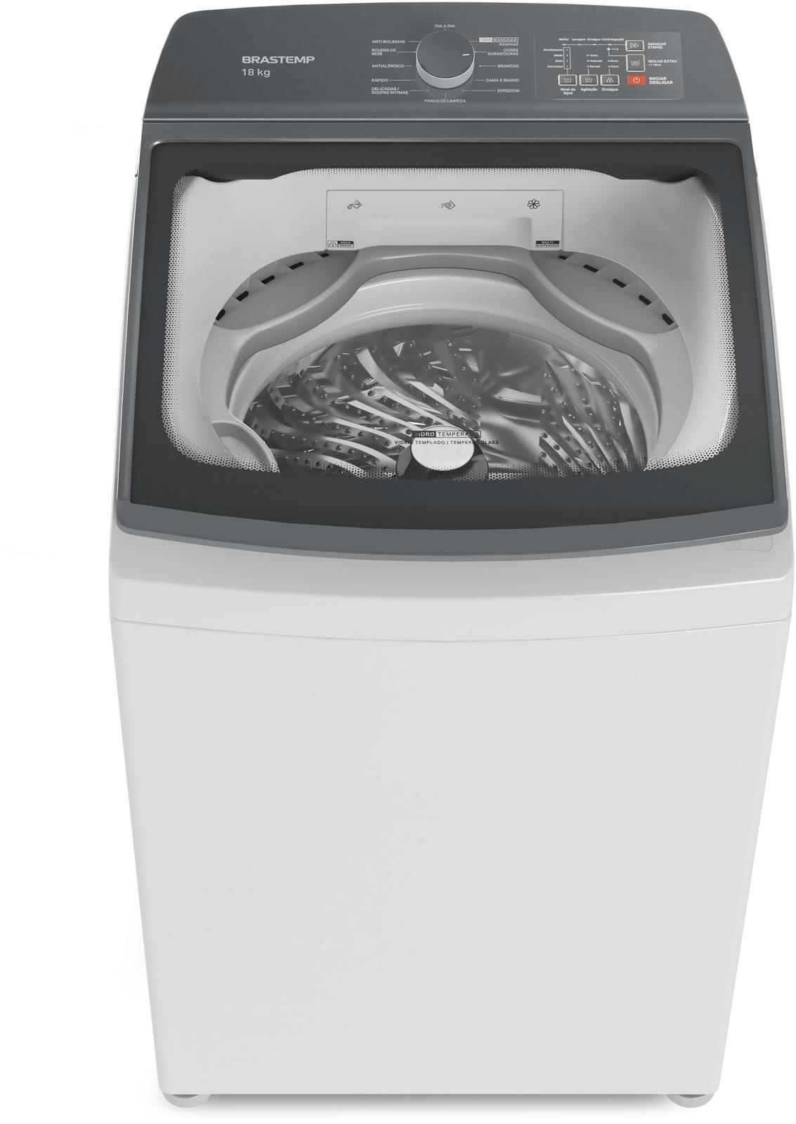 Máquina de Lavar Roupas Brastemp BWF18ABBNA 18kg Branco 220V