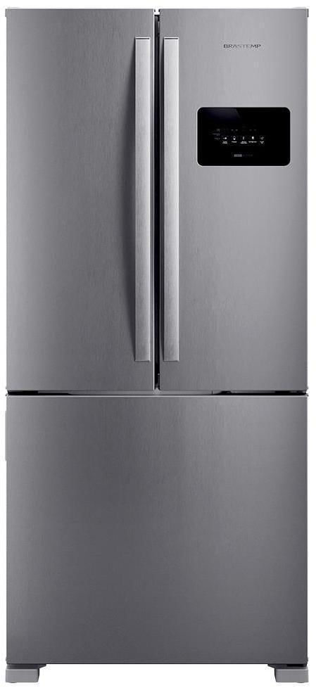 Geladeira / Refrigerador Brastemp French Door BRO85MK 559 Litros Inox110V