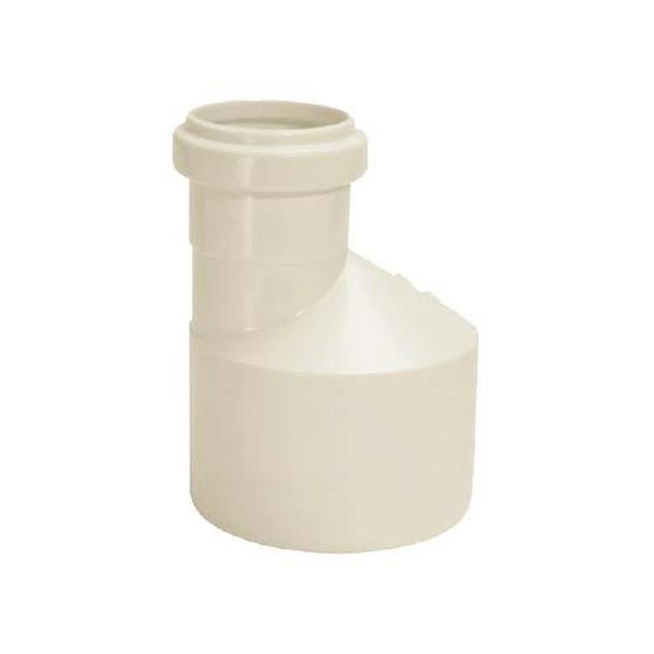 Redução Excêntrica PVC Branca 75X50MM NBR 5688 com Bolsas de Dupla Atuação Branco Amanco