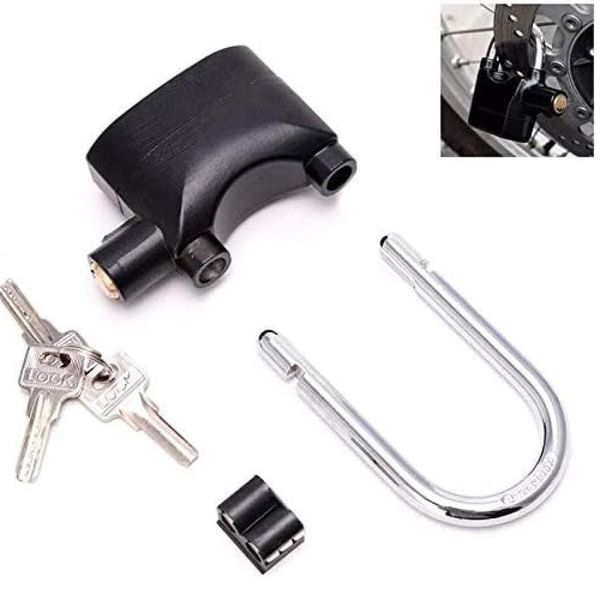 Cadeado Com Alarme Anti Roubo 2 Em 1 Sensor Movimento 110db
