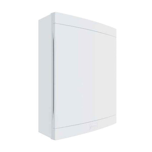 Cd De Sobrepor Para Disjuntor 28 Din - 24 Ul Branco 1 Porta - Proteção Uv - Bet Plásticos