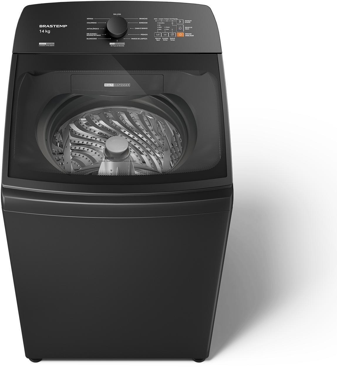 Máquina de Lavar Roupas Brastemp BWJ14A9 14Kg Platinum 110V