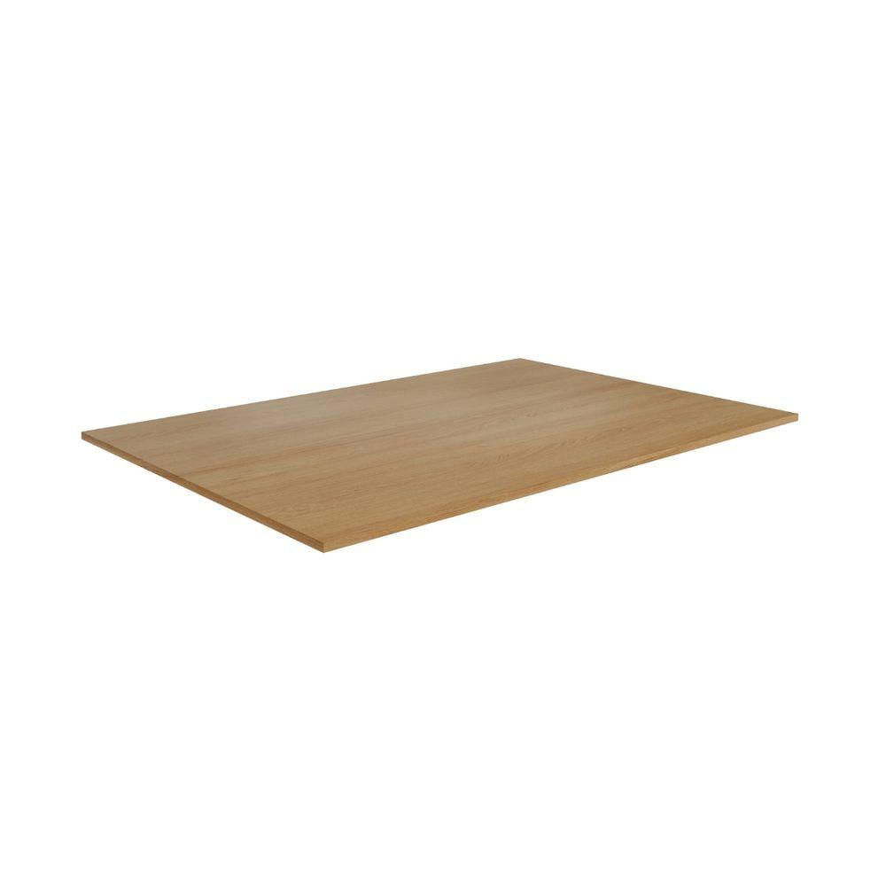 Tampo para Balcão 100cm Amendoa sem Porta sem Gavetas em MDP TAMANHO 100CM Amêndoa AJL Móveis