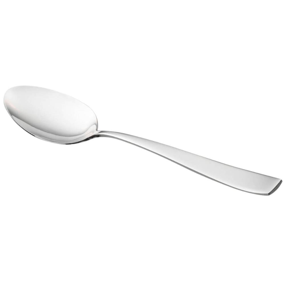 Jogo 48 Colheres Aço Inox para Sobremesa 19cm Pisa Talheres Mesa Posta Restaurante Hotel
