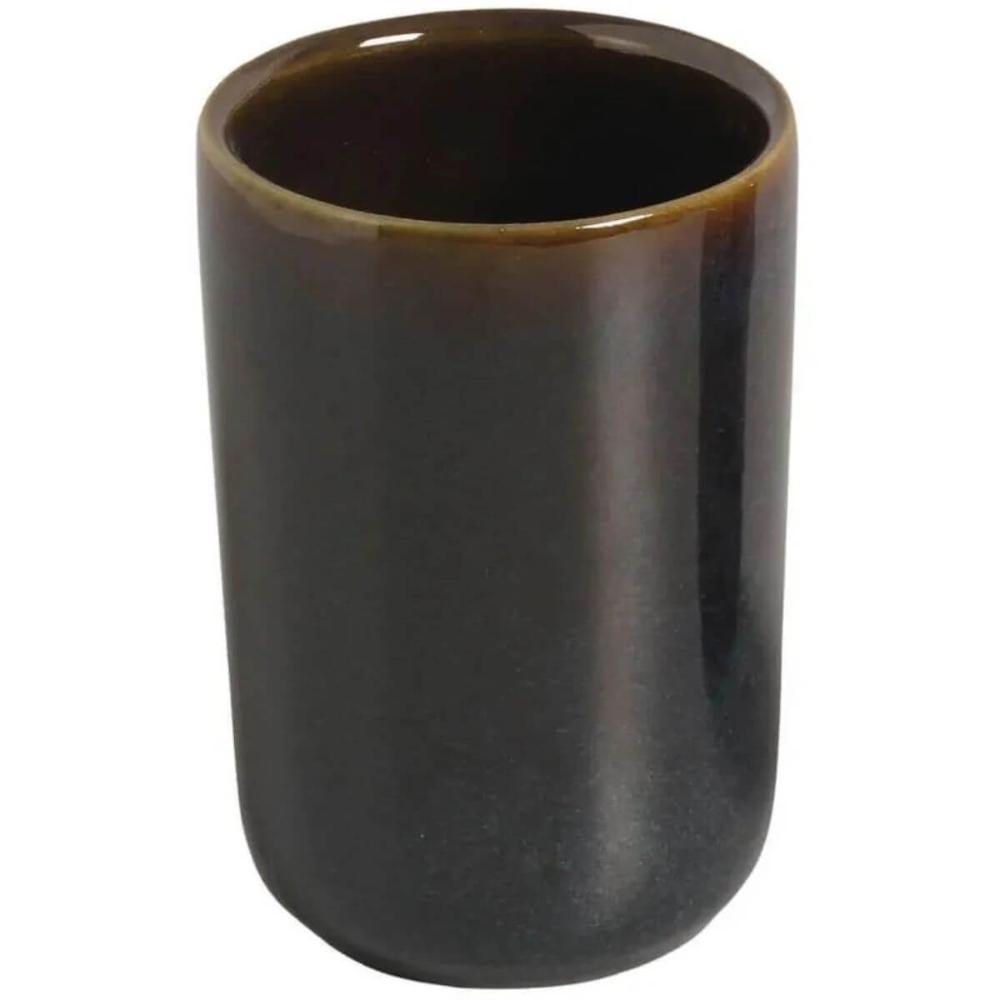 24 Copos de Cerâmica Porto Brasil Azul Oceano Yunomi 110ml Restaurante Japonês Neo