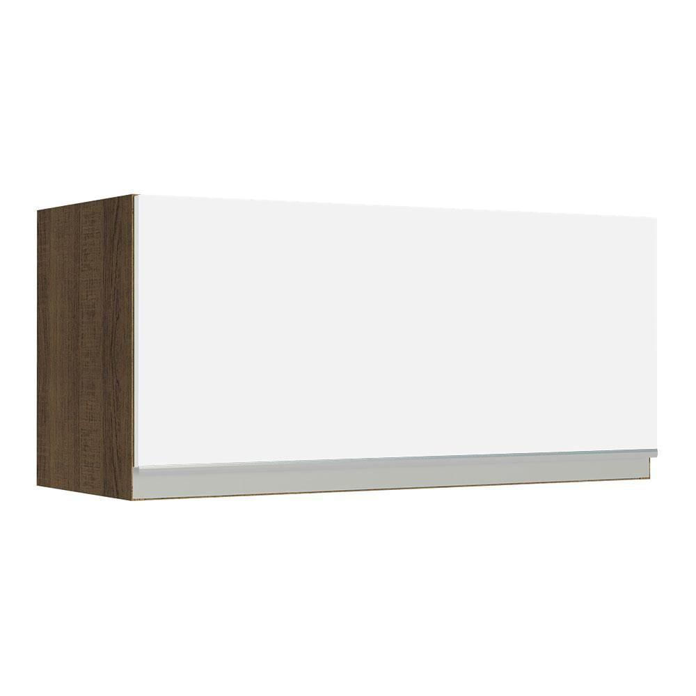 Armário Aéreo de Cozinha 70cm 1 Porta Basculante Branco