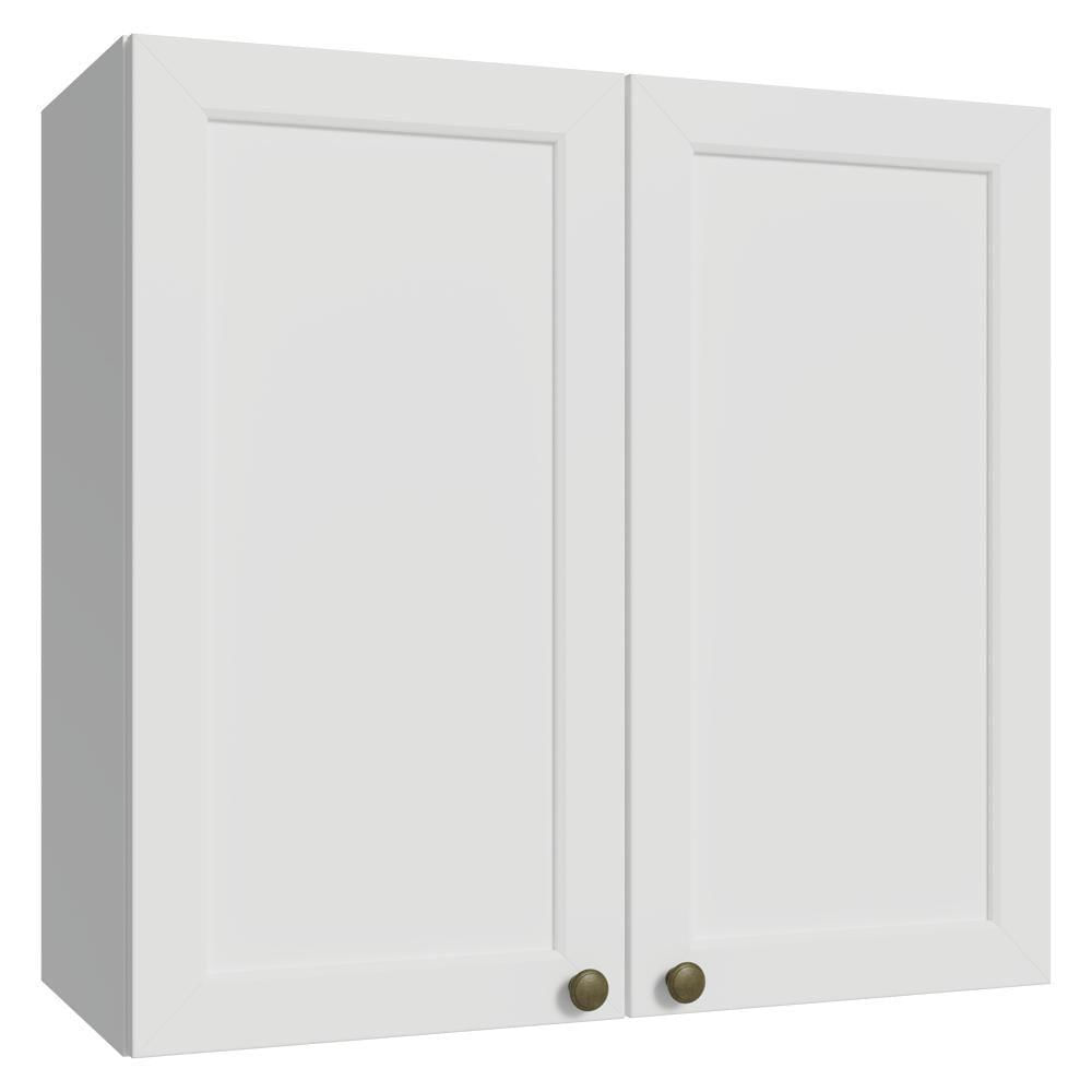 Armário Aéreo 70 Cm 2 Portas Branco Vik Madesa Branco