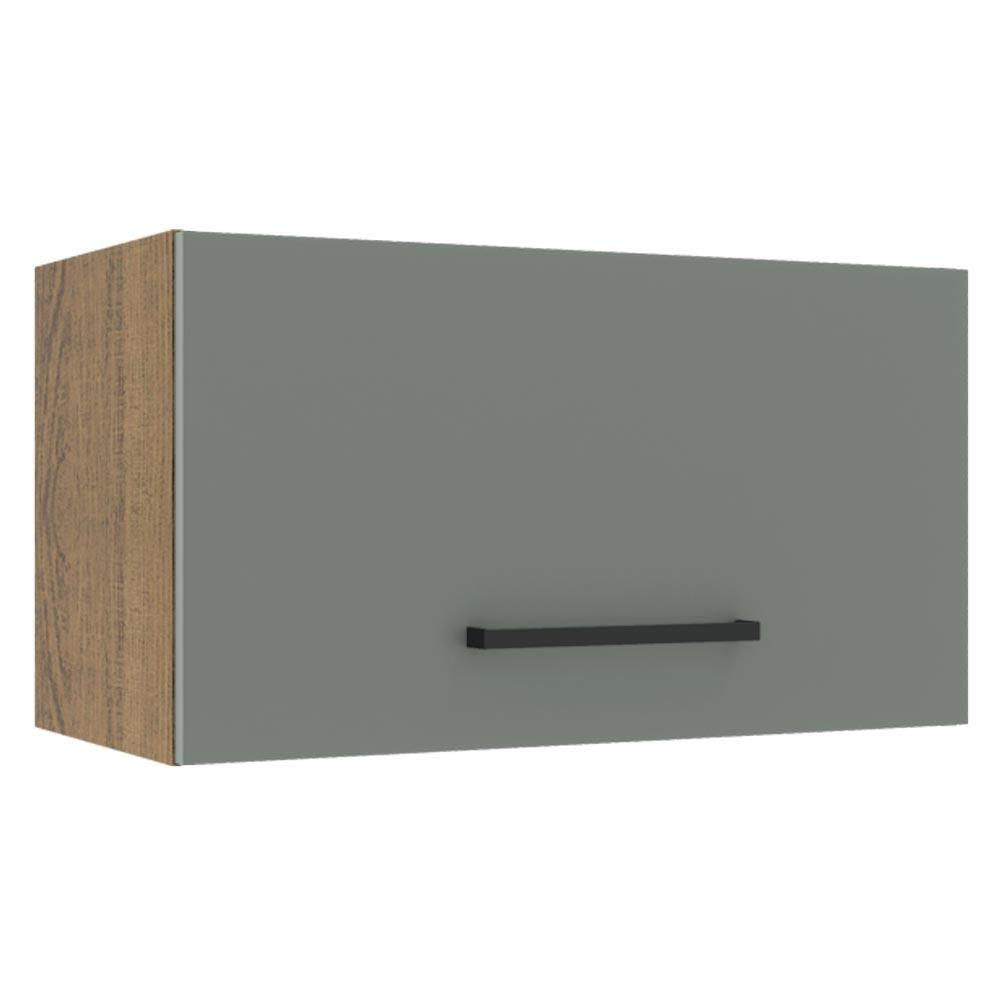 Armário Aéreo Agata 60 Cm Rustic/Cinza Madesa