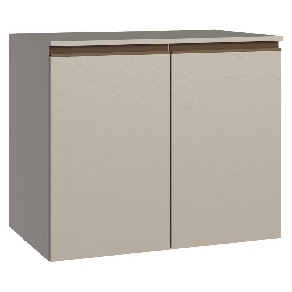 Balcão De Cozinha 80 Cm 2 Portas Nice Madesa Crema