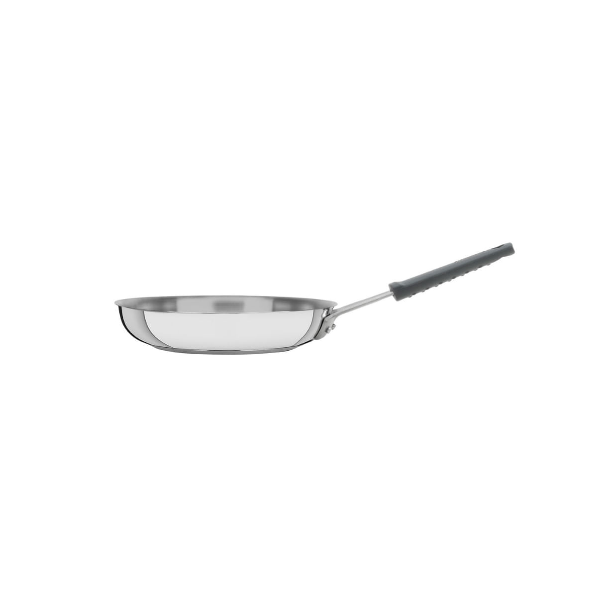 Frigideira Tramontina Professional em Aço Inox e Silicone 20 cm Fundo Triplo Compatível com Indução