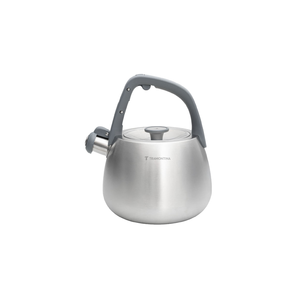 Chaleira com Apito Indução Tramontina 2,5L em Aço Inox