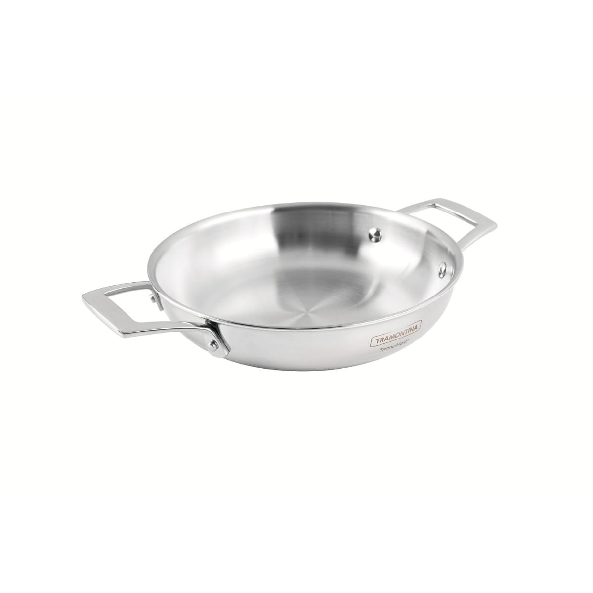 Frigideira Pergaminho Tramontina Aço Inox Corpo Triplo 26 cm