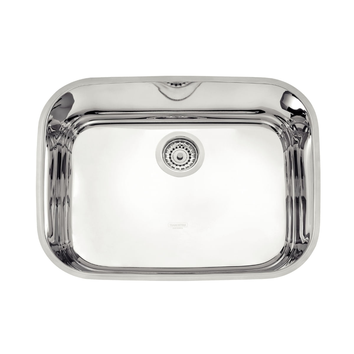 Cuba de Embutir Tramontina Lavínia 48 BL Aço Inox Alto Brilho 48x34x18cm Outlet