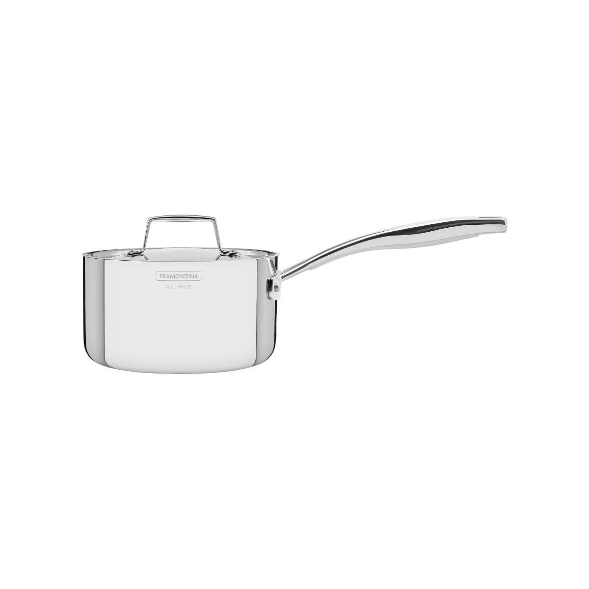 Panela Tramontina Grano em Aço Inox 16 cm 1,7L Fundo Triplo Compatível com Indução