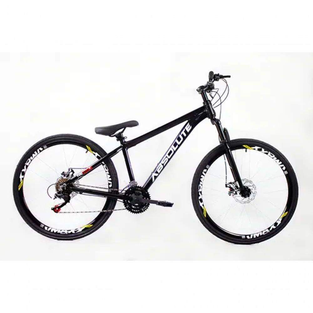 Bicicleta Aro 26 Absolute Nero 5 Preto 21v Câmbios Vmaxx
