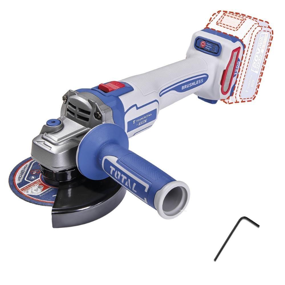 Esmerilhadeira Angular 42306005 Motor Brushless Azul Tramontina 1200W