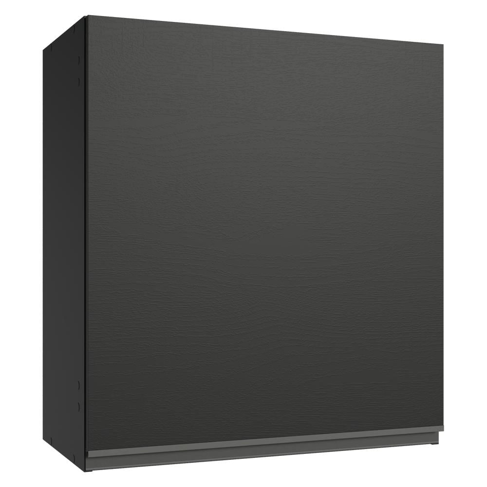 Armário Aéreo 60 cm 1 Porta Preto Nice Madesa