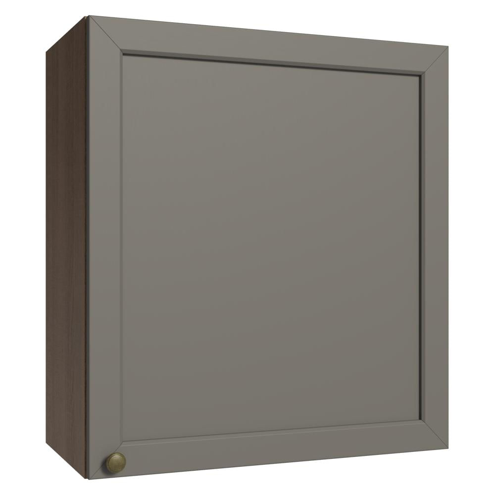 Armário Aéreo 60 cm 1 Porta Rustic/Cinza Vik Madesa